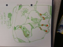 detailed schematic of work