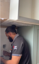 Here I'm wiring a single socket for an appliance, the socket will be able to be isolated from an appliance grid switch neatly wired in a cupboard of the customers choice.