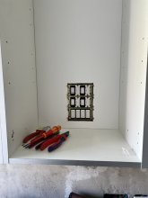 Here you can see the grid switch wired, ready to be tested and have the cover installed.